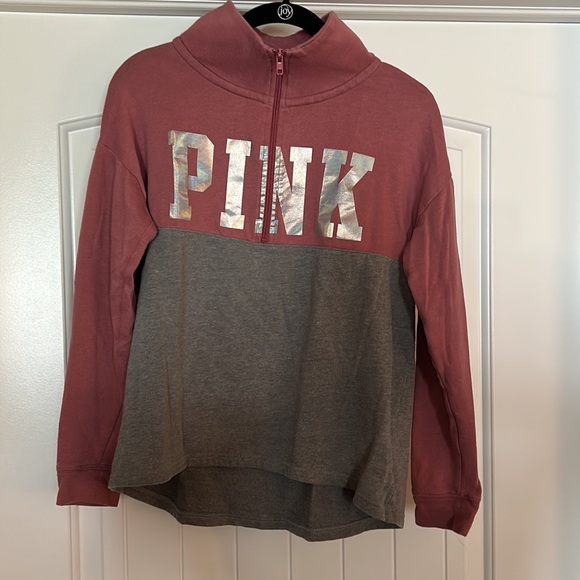 PINK zip sweatshirt. - Picture 2 of 3